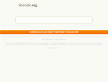 Tablet Screenshot of aboncle.org